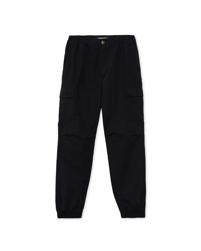 Iuter Pantaloni Cargo Jogger Black