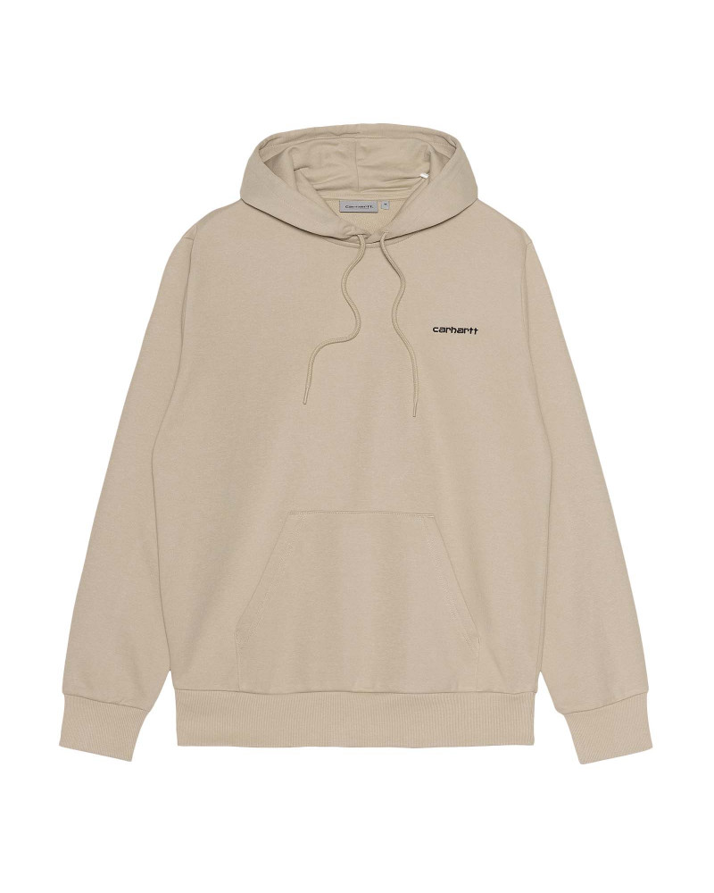 Carhartt Wip Hooded Script Embroidery Sweatshirt Wall/Black
