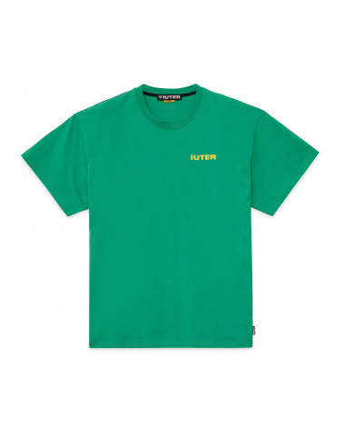 Iuter T-Shirt Double Logo Tee Emerald