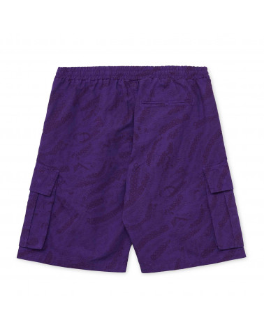 Octopus Pantaloncini Deco Cargo Jogger Short Purple