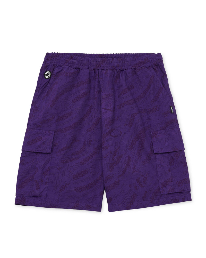 Octopus Pantaloncini Deco Cargo Jogger Short Purple