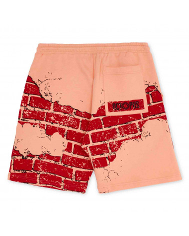 Octopus Bricks Sweatshort Peach