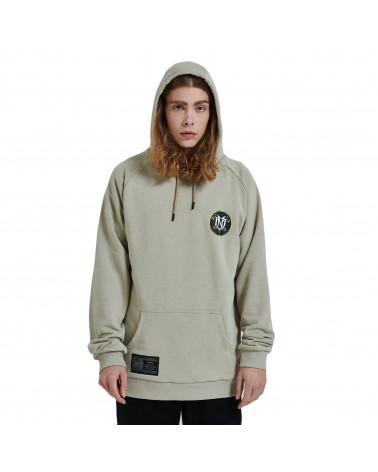 Dolly Noire Felpa Monogramma Hoodie Beige
