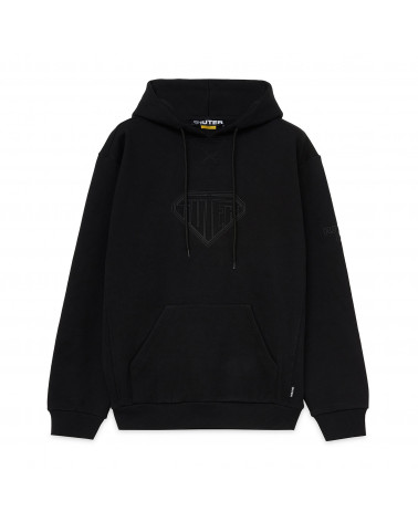 Iuter Sweatshirt Logo Hoodie Black