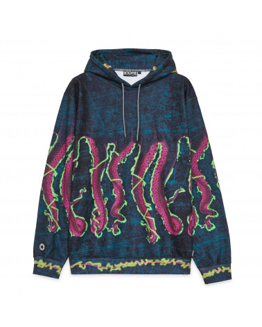 Octopus Felpa Shake Hoodie Black