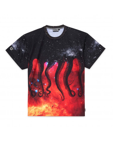 Octopus T-Shirt Galaxy Tee Black