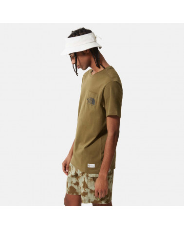 The North Face T-Shirt Berkeley California Pocket Military Olive