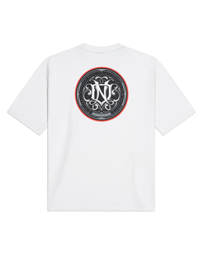 Dolly Noire T-Shirt Monogramma Primavera Tee Over White