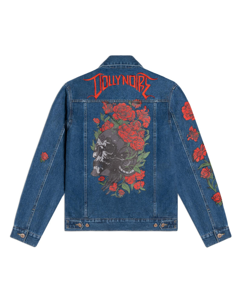 Dolly Noire Rossa Primavera Denim Jacket Classic