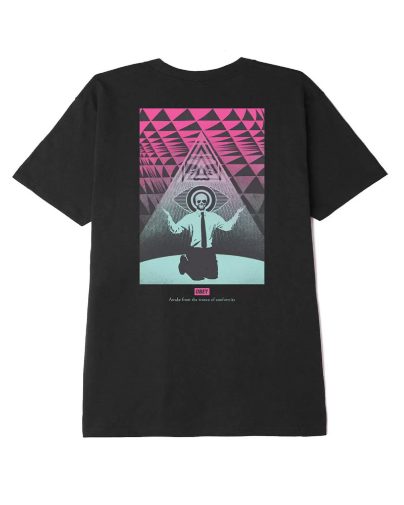 Obey Conformity Trance T-Shirt Black