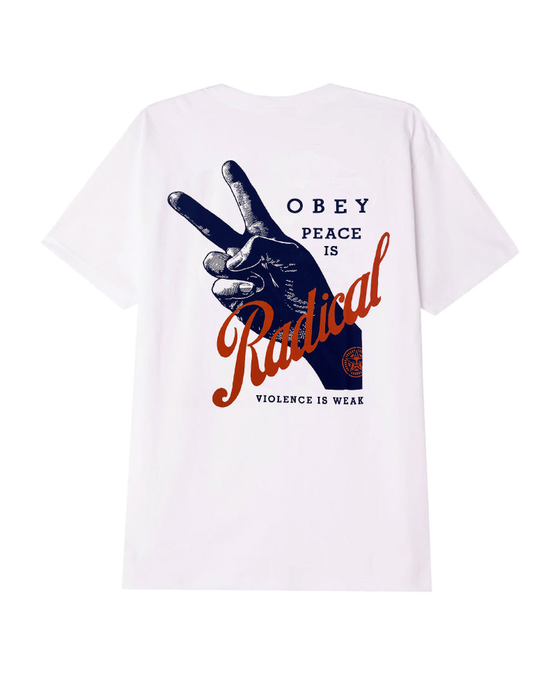 Obey Radical Peace T-Shirt White