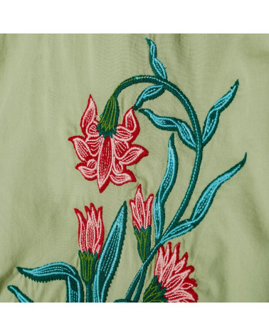 Obey Adored Woven Shirt Cucumber