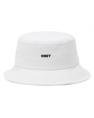Obey Cappello Bold Twill Bucket Hat White
