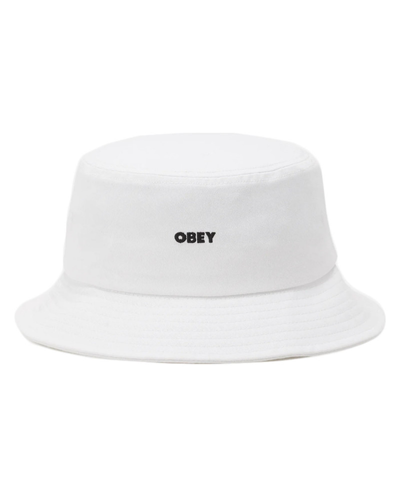 Obey Bold Twill Bucket Hat White