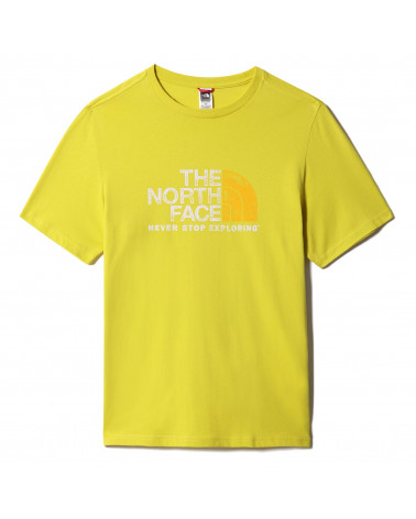 The North Face T-Shirt Rust 2 Acid Yellow