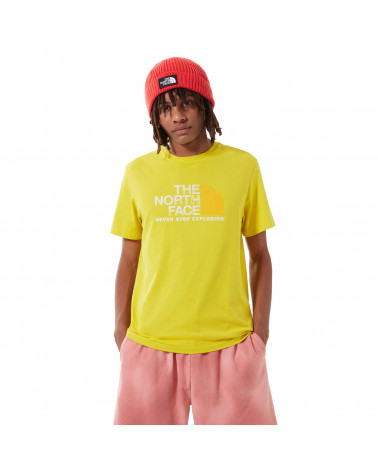 The North Face T-Shirt Rust 2 Acid Yellow