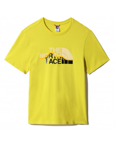 The North Face T-Shirt Mountain Line Acid Yellow