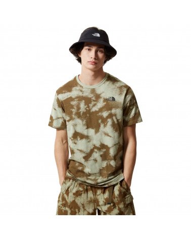 The North Face T-Shirt Redbox Military Olive Retro Dye Print