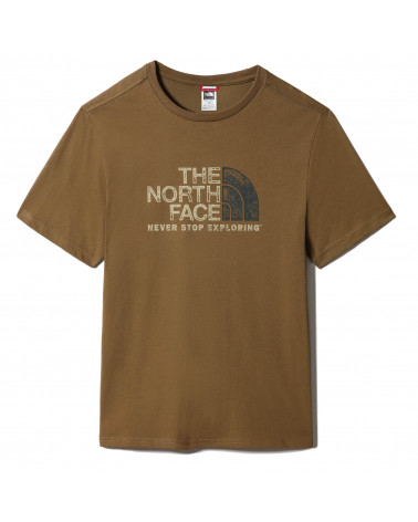 The North Face T-Shirt Rust 2 Military Olive