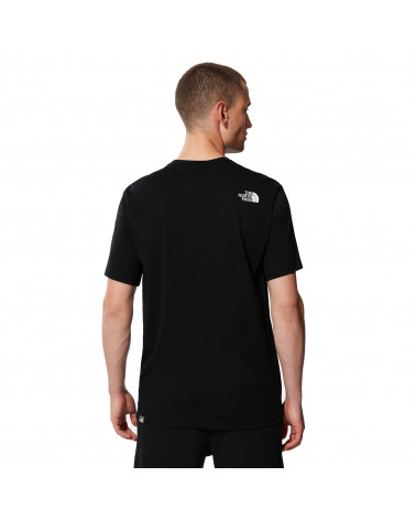 The North Face T-Shirt Rust 2 Black/Brilliant Coral