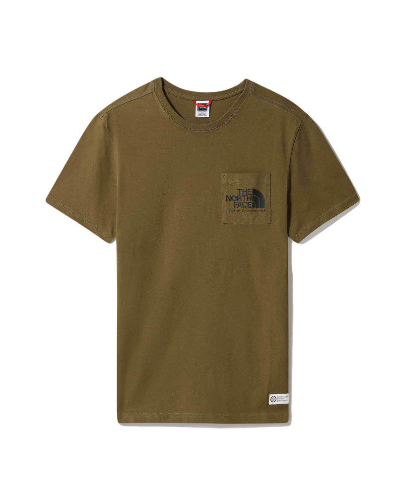 The North Face T-Shirt Berkeley California Pocket Military Olive