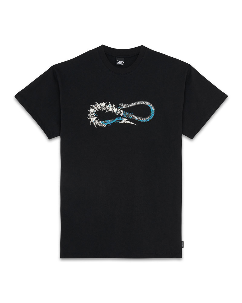 Propaganda T-Shirt Skullsnake Tee Black