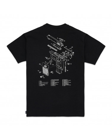 Propaganda T-Shirt  Blueprint Tee Black