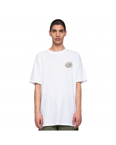 Santa Cruz Warp Broken Dot T-Shirt White