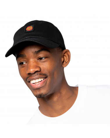 Santa Cruz Classic Label Cap Black