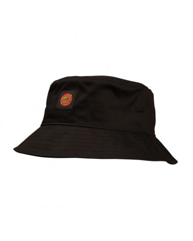 Santa Cruz Cappello Classic Label Bucket Hat Black