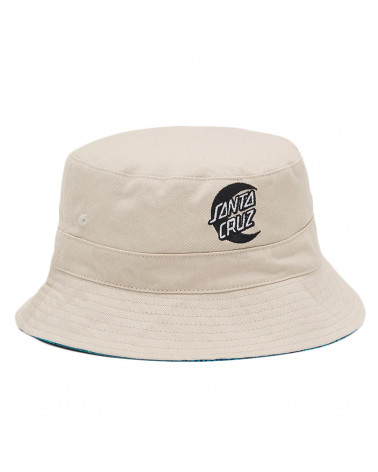 Santa Cruz Cappello Cabana Bucket Hat Off White/Blue