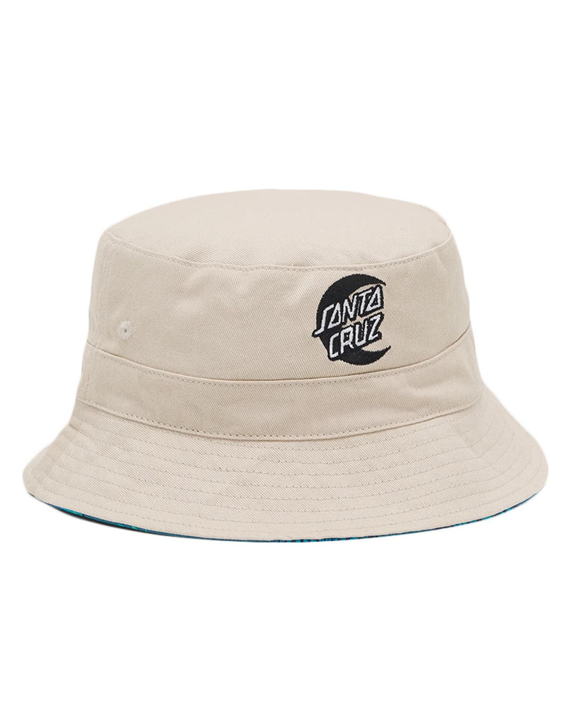 Santa Cruz Cabana Bucket Hat Off White/Blue | Santa Cruz Hat