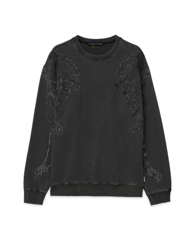 Iuter Felpa Double Nepal Crew Black