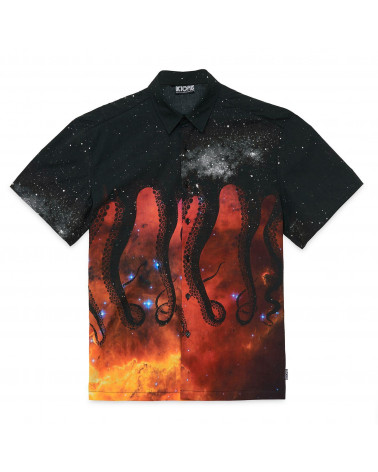 Octopus Camicia Galaxy Shirt Black