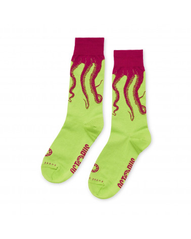 Octopus Calze Original Socks Purple/Green