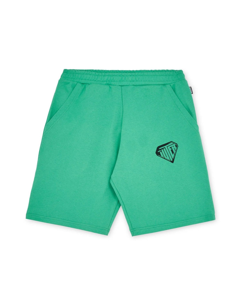 Iuter Stencil Sweatshort Emerald