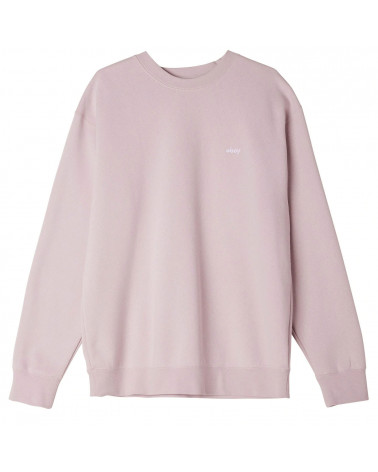 Obey Felpa Tab Crewneck Purple Paste