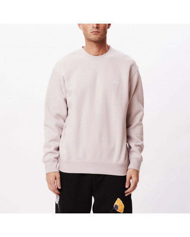 Obey Felpa Tab Crewneck Purple Paste