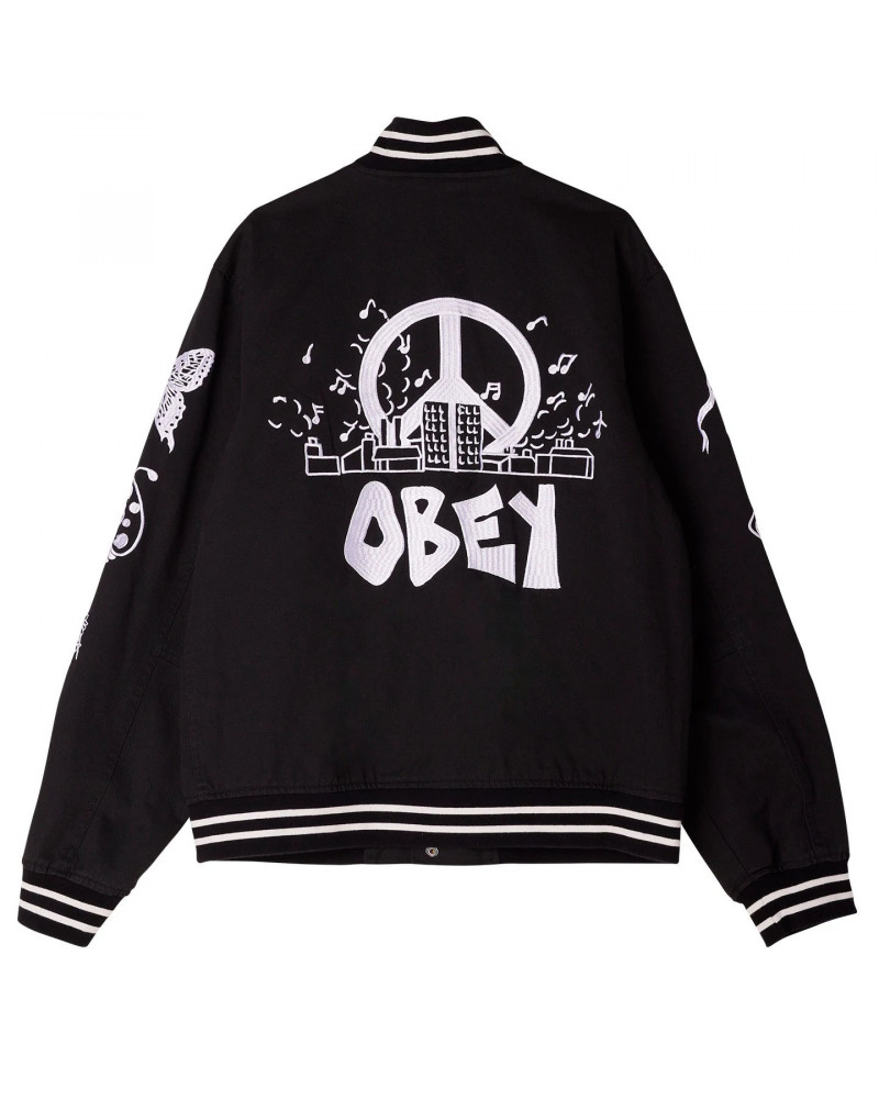 Obey Cherub Jacket Black