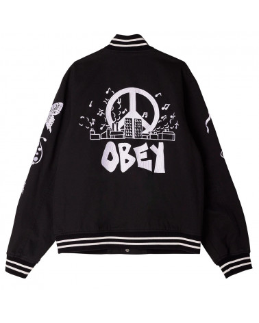 Obey Cherub Jacket Black