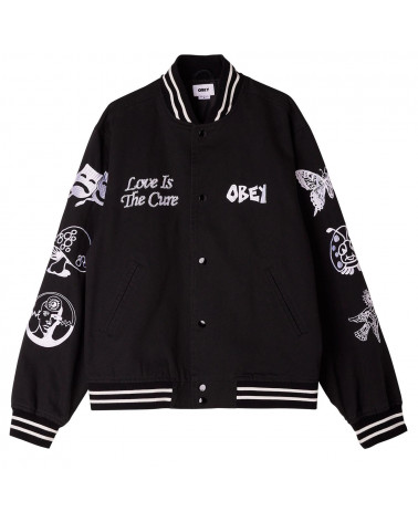 Obey Giacca Cherub Jacket Black