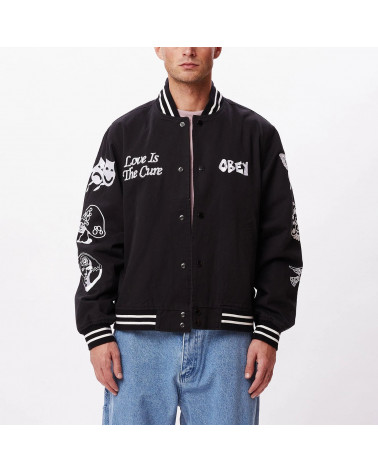 Obey Cherub Jacket Black