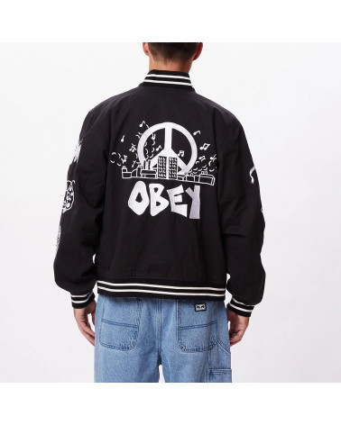 Obey Giacca Cherub Jacket Black