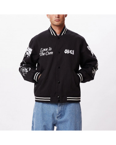 Obey Giacca Cherub Jacket Black