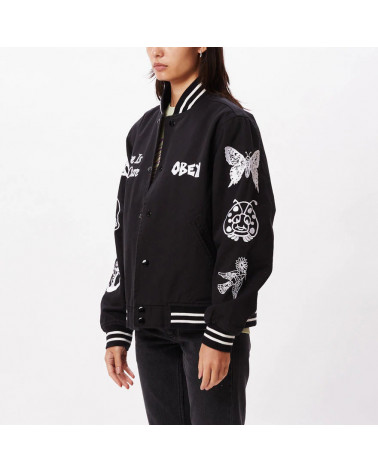 Obey Cherub Jacket Black