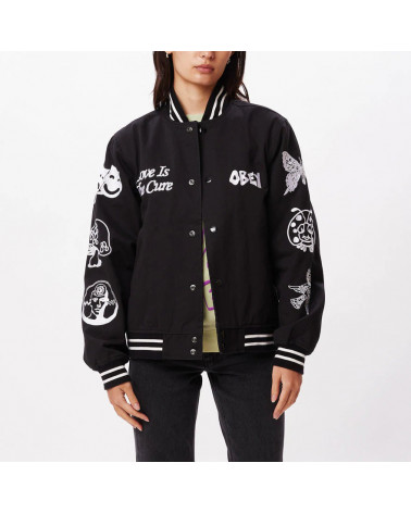 Obey Giacca Cherub Jacket Black