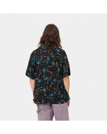 Carhartt Wip S/S Mirage Shirt - Mirage Print/Black