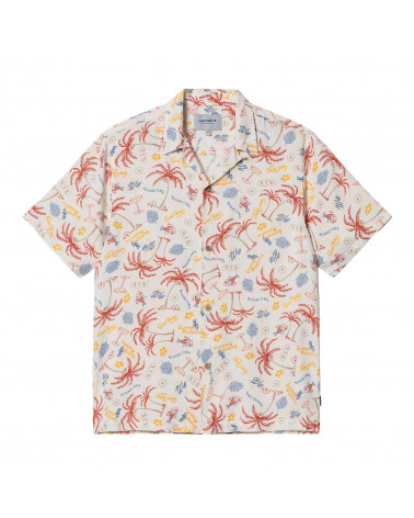 Carhartt Wip S/S Mirage Shirt - Mirage Print/Wax