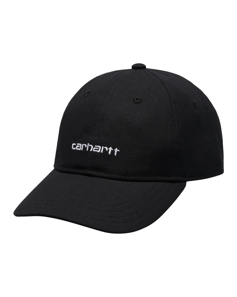 Carhartt Wip Canvas Script Cap Black/White