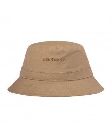 Carhartt Wip Cappello Script Bucket Hat Nomad/Hamilton Brown